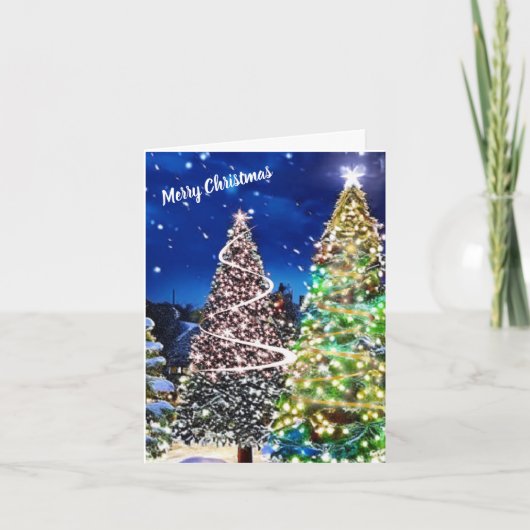 Christmas Wishes Kaart (Voorkant)