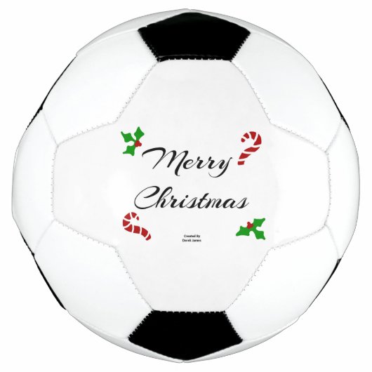 Christmas Wishes Soccer Ball Voetbal (Voorkant)