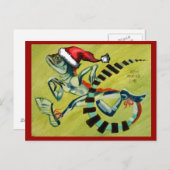 Christmas with Basilisk Feestdagenkaart (Voorkant / Achterkant)