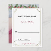 CHRISTMAS WONDER FEU REMPLACER RSVP (Devant / Derrière)