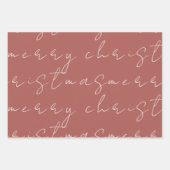 Christmas woodland animals wrapping paper  (Voorkant 3)