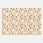 Christmas woodland animals wrapping paper  (Voorkant 2)