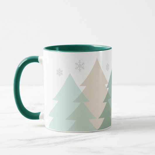 Christmas Woodlands Coffee Mug (Gauche)