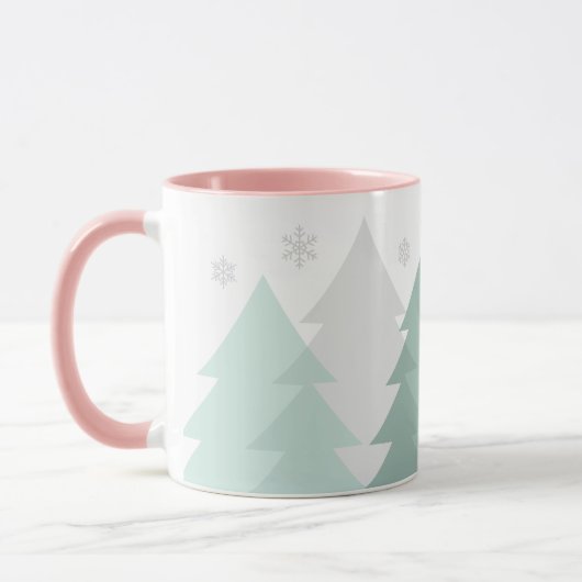 Christmas Woodlands Coffee Mug (Gauche)