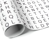 Christmas Word Search Wrapping Paper Cadeaupapier (Rol Hoek)
