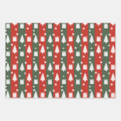 Christmas Wrap Paper Flat Sheet (Set of 3) (Voorkant 3)