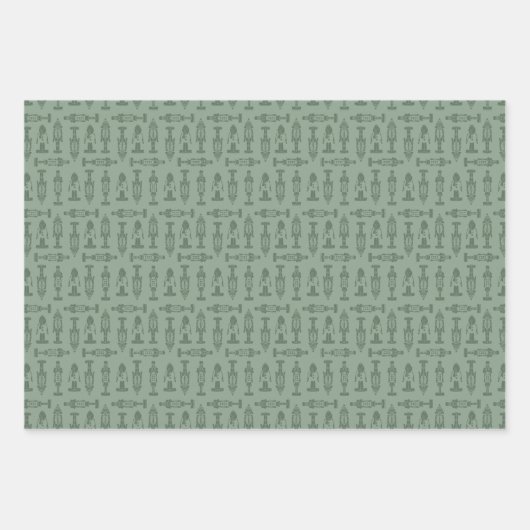 Christmas wrapping paper 3 flat sheet  (Voorkant)