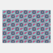 Christmas Wrapping Paper Flat Sheet Set of 3 (Voorkant 3)