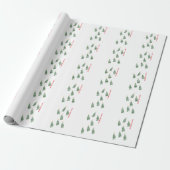 christmas wrapping papper cadeaupapier (Uitgerold)