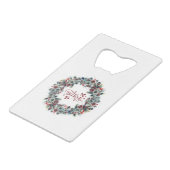 Christmas Wreath CROIRE Typographie (Devant Angle)