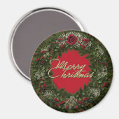 Christmas Wreath Magnet (Recto/Verso)