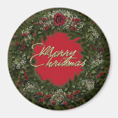 Christmas Wreath Magnet (Devant)