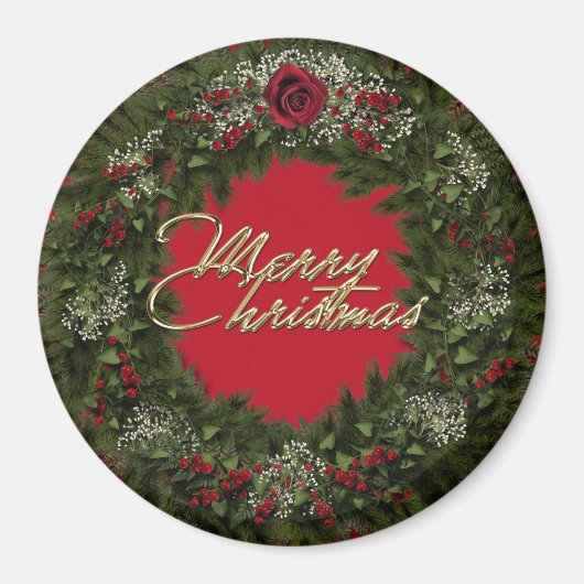 Christmas Wreath Magnet (Devant)