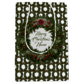 Christmas Wreath Medium Cadeauzakje (Voorkant)