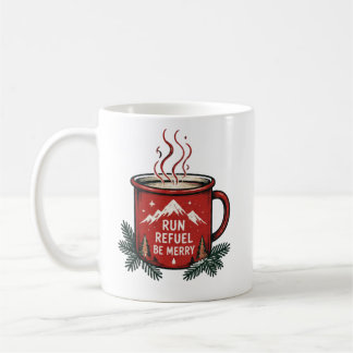 Christmas Wreath Monogram Mug