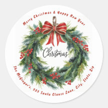Christmas Wreath Return Adres 