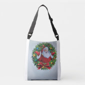 Christmas Wreath Shopping bag Crossbody Tas (Voorkant)