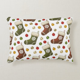 Christmas Wreaths Accent Kussen