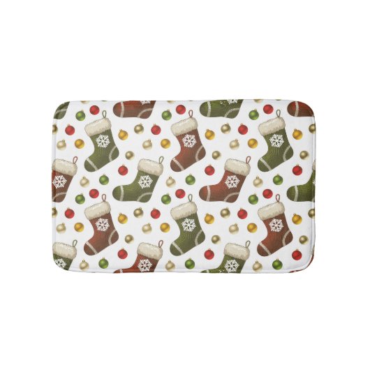 Christmas Wreaths Badmat (Voorkant)