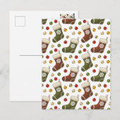 Christmas Wreaths Briefkaart (Voorkant / Achterkant)