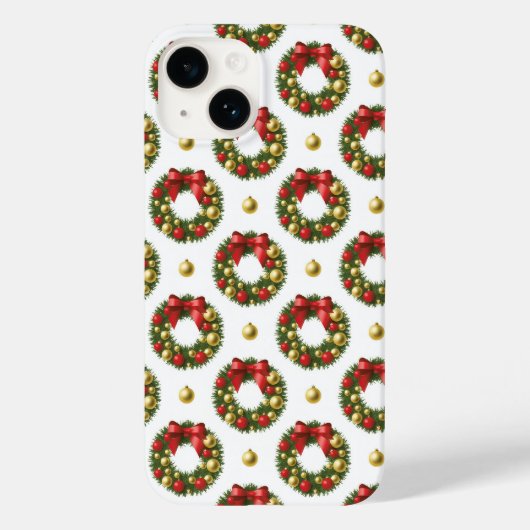 Christmas Wreaths Case-Mate iPhone Case (Achterkant)