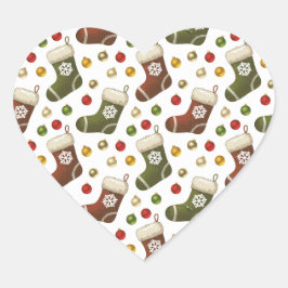 Christmas Wreaths Hart Sticker