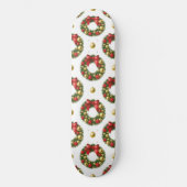 Christmas Wreaths Skateboard (Voorkant)