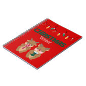 Christmas Writer Notitieboek - Rendieren (Linkerzijde)