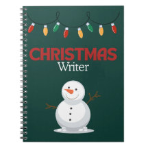 Christmas Writer Notitieboek - Sneeuwman
