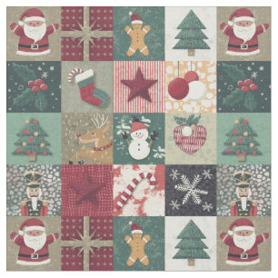 Christmas (Xmas) patchwork Stof