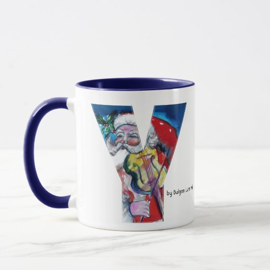 CHRISTMAS Y BRIEF/SANTA MET VIOLIN MONOGRAM MOK (Links)