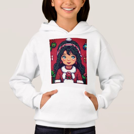 Christmasgirl Sweatshirt voor kinderen (Voorkant)