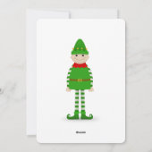 Christmask Feestdagenkaart (Achterkant)