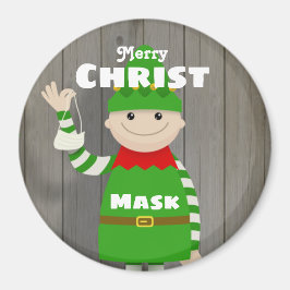 Christmask Magneet