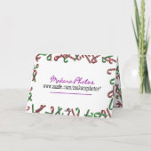 ChristmasMicky-customize Feestdagen Kaart (Achterkant)