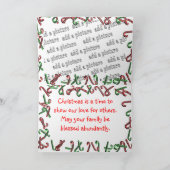 ChristmasMicky-customize Feestdagen Kaart (Binnen)