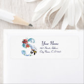 CHRISTMAS'S BRIEF, PENGUIN'S SERENADE MONOGRAM ETIKET (Insitu)