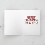 ChristmasTexas Style Feestdagen Kaart (Binnen)
