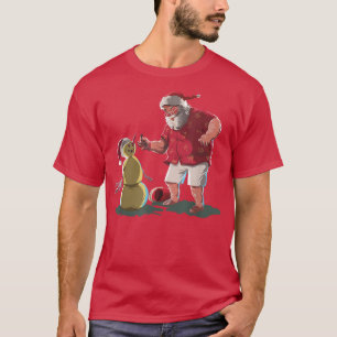 Christmastime 2021 Xmas komt Santas Partij aan T-shirt