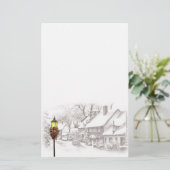  ChristmasTown Stationery Briefpapier (Staand voorkant)