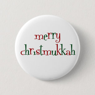 christmukkah ronde button 5,7 cm