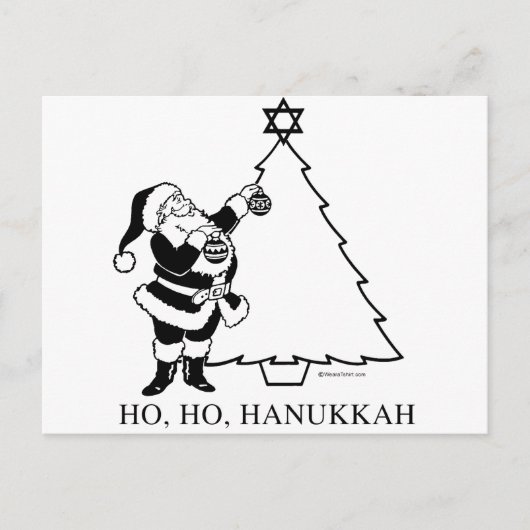 CHRISTMUKKAH TREE BRIEFKAART (Voorkant)