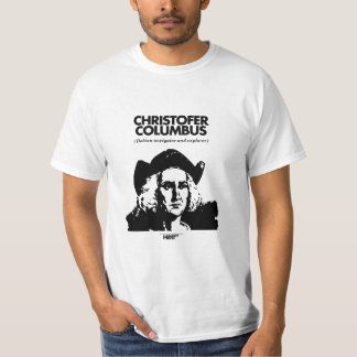 Christoffel Columbus white t shirt