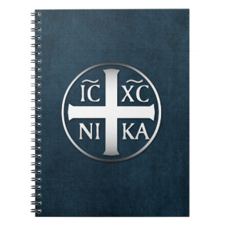 Christogram ICXC NIKA Jesus Verkopers Notitieboek