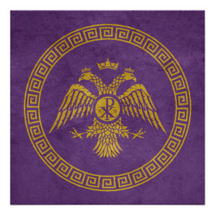Christogramma SPQR per imperium Perfect Poster