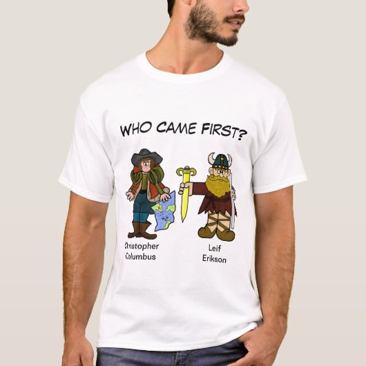 Christoper Columbs et T-shirt de Leif Erikson (Devant)
