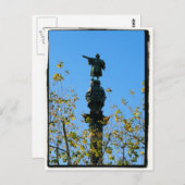 Christopher Columbus - Barcelona, Spanje Briefkaar Briefkaart (Voorkant / Achterkant)