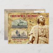Christopher Columbus Briefkaart (Voorkant / Achterkant)