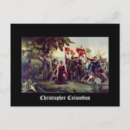 Christopher Columbus Briefkaart (Voorkant)