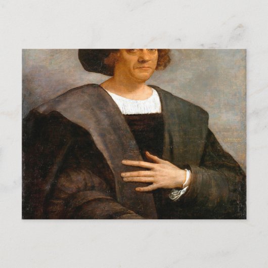 Christopher Columbus Briefkaart (Voorkant)